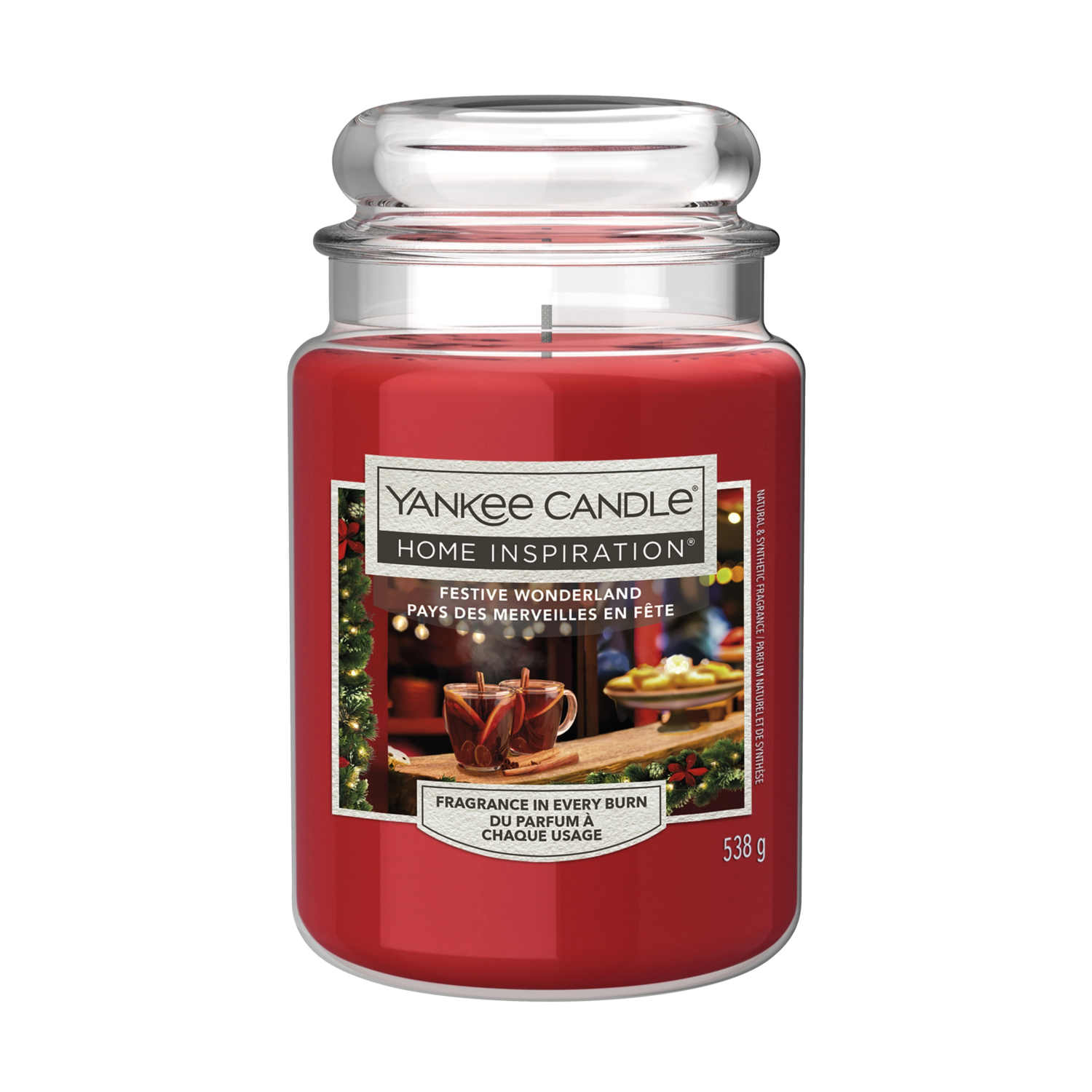 YANKEE CANDLE Geurkaars in glas, Festive Wonderland