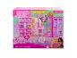 Barbie Dream Closet met pop, 20+ opbergruimtes, 2 kledinggebieden, 3 complete outfits.