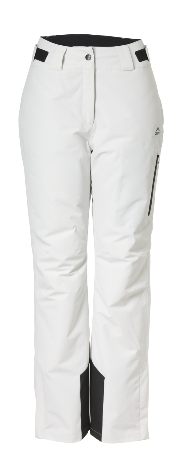 CRIVIT Dames skibroek Classic (Wit, 44)