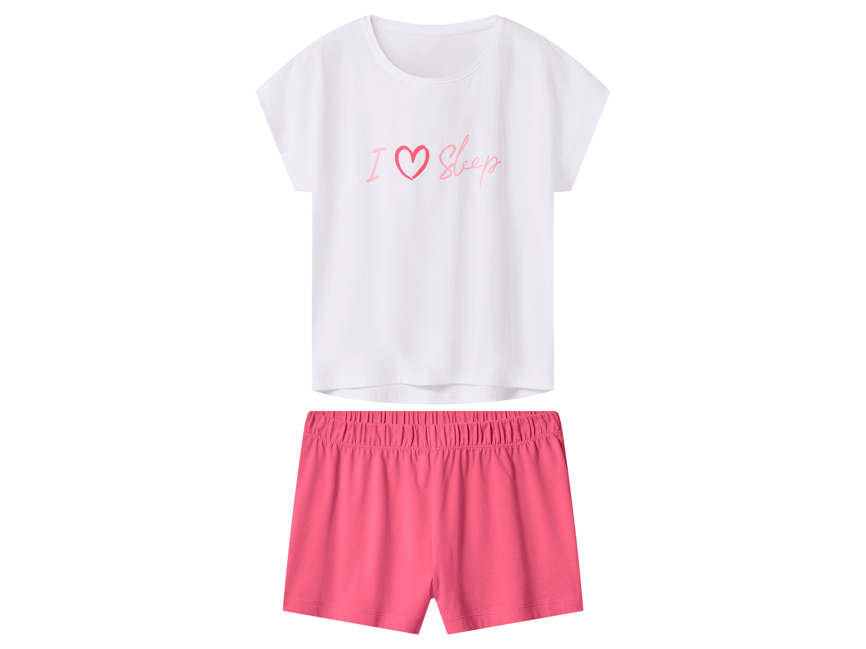 Esmara Kids Korte kinder pyjama (Wit, 134/140)