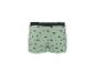 Mintgroene boxershort met strandauto- en surfplankprint.