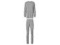 Grijze pyjama met lange mouwen en legging.