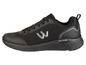 Zwarte WellWalk sneakers met mesh-bovenwerk.