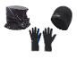Winter accessoires set: muts, handschoenen en nekwarmer.
