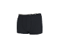 Zwarte herenboxershort met gestreepte elastische tailleband