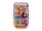 Enchantimals Trippi Toucan pop en Canopy figuur in strandthema verpakking.