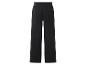 Zwarte wijde joggingbroek met elastische tailleband.
