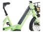 Lichtgroene Prophete Urbanicer 3.0 elektrische fiets met mand.