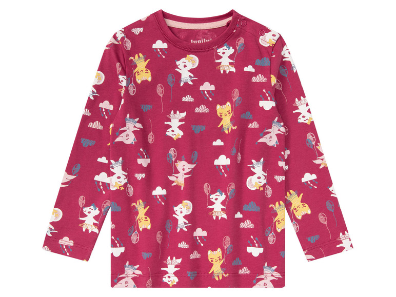 Ga naar volledige schermweergave: lupilu® Peuters meisjes shirts, 2 stuks, met katoen - afbeelding 5
