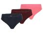 Set van drie Mexx damesonderbroeken: marineblauw, bordeaux en roze
