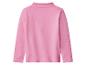 Een roze longsleeve met col, achterkant.