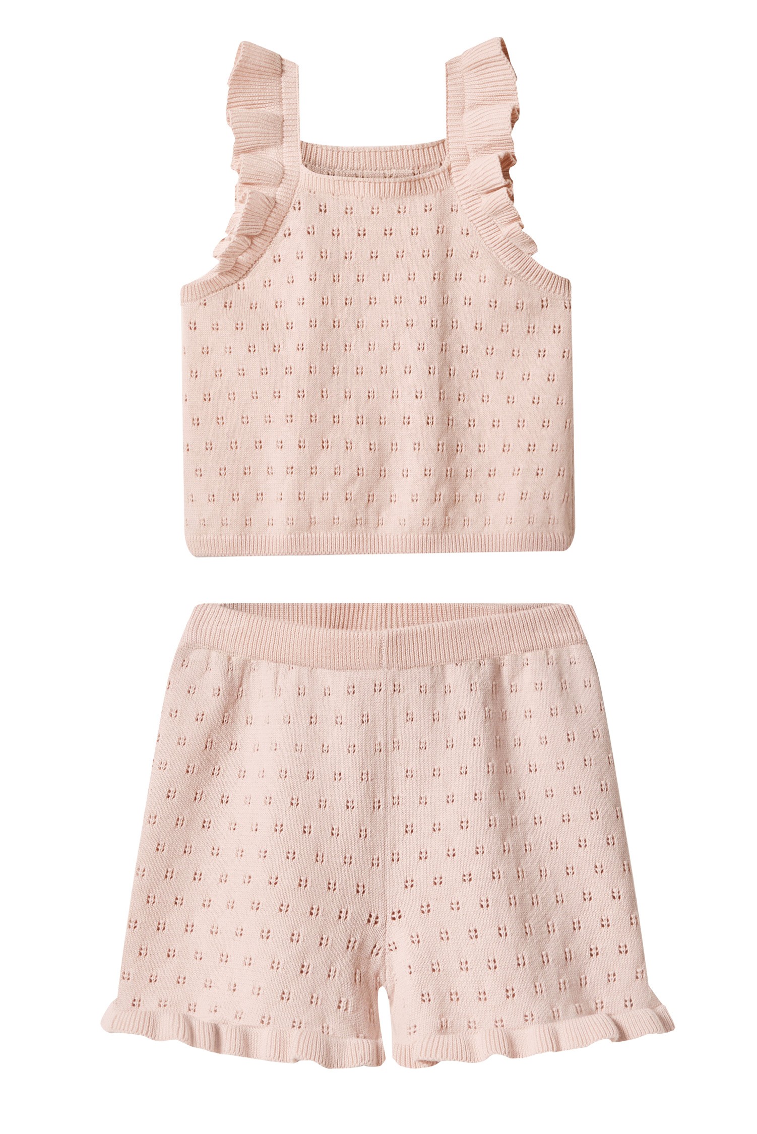 LUPILU Baby kledingset 2-delig (Roze, 50/56)