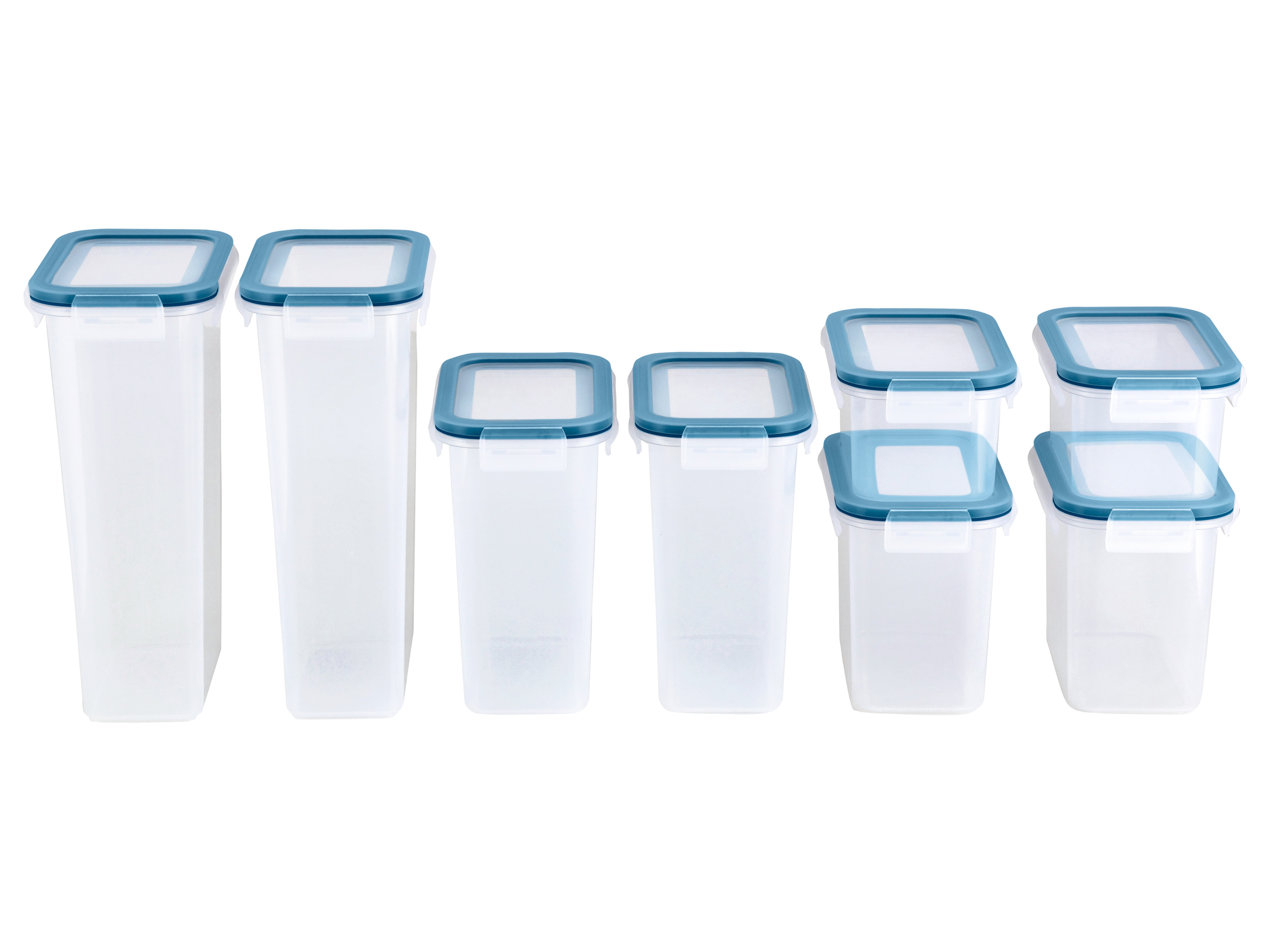 SILVERCREST Set van 8 vershoudbakjes