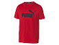 Rood Puma T-shirt voor heren met zwart logo.