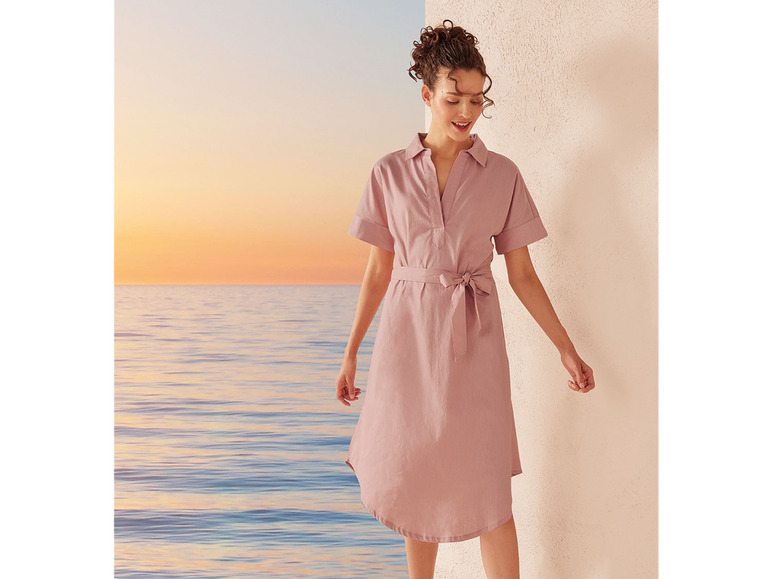 Ga naar volledige schermweergave: esmara® Dames linnen-maxi-jurk - afbeelding 7