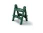 Groene Parkside plastic opklapbare trap.