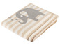 Beige babydeken met een olifant en sterren