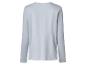 Lichtblauw heren T-shirt met lange mouwen, achteraanzicht
