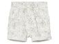 Baby shorts met tropische bladeren print.