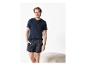Herenshirt en gestreepte boxershort.