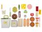 Houten speelset met fastfoodthema