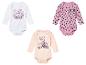 Baby onesies met Winnie the Pooh, Mickey Mouse en Bambi-motieven.