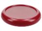 Ronde rode onderzetter voor pannen of potten.