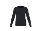 Zwart shirt met lange mouwen en ronde hals.