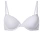 Witte gewatteerde beha met verstelbare bandjes