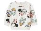 Witte sweater met Minnie Mouse en Katrien Duck print