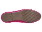 Fuchsia platte schoenzool met antislip textuur.