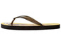 Gele flip-flops met een cartoonfiguur.