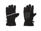 Zwarte sporthandschoenen met reflecterende strip en antislip handpalm