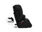 Zwart kinderautostoeltje met uitschuifbare ISOFIX-bevestigingen