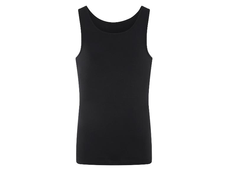 Eenvoudig zwart tanktop.