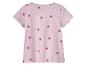 Lila kinder t-shirt met hartjesprint.
