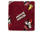 Rood Minnie Mouse thema vloerkleed of mat