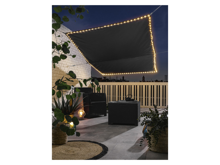 Ga naar volledige schermweergave: LIVARNO home Schaduwdoek met LED-verlichting - afbeelding 2