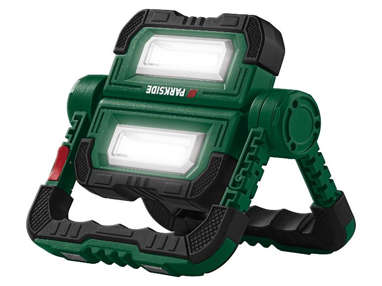 PARKSIDE groen en zwart LED-werklamp