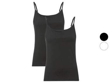 MEXX Dames spaghettibandjeshemd, 2 stuks, getailleerd gesneden