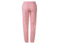 Roze joggingbroek met elastische tailleband.