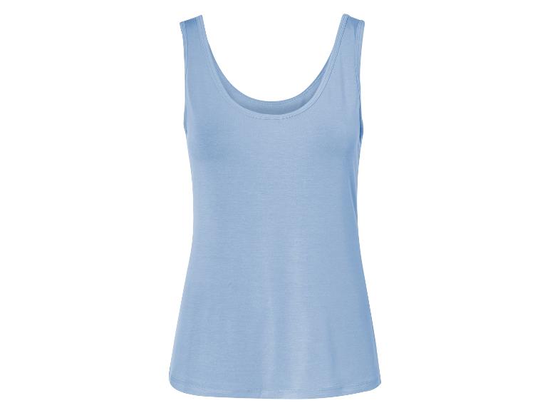 Lichtblauw dames tanktop.