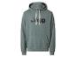 Groene Jeep hoodie met witte trekkoorden en kangoeroezak.