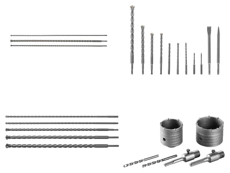 SDS-max boorhamers, betonboren en kroonboren voor boren.