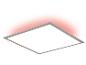 Vierkante LED-paneelverlichting met rode achtergrondverlichting