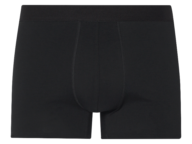 Zwarte katoenen boxershorts.