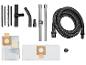 PARKSIDE PERFORMANCE® werkplaatsstofzuigeraccessoires: slang, buizen, mondstukken, filters en afstandsbediening.
