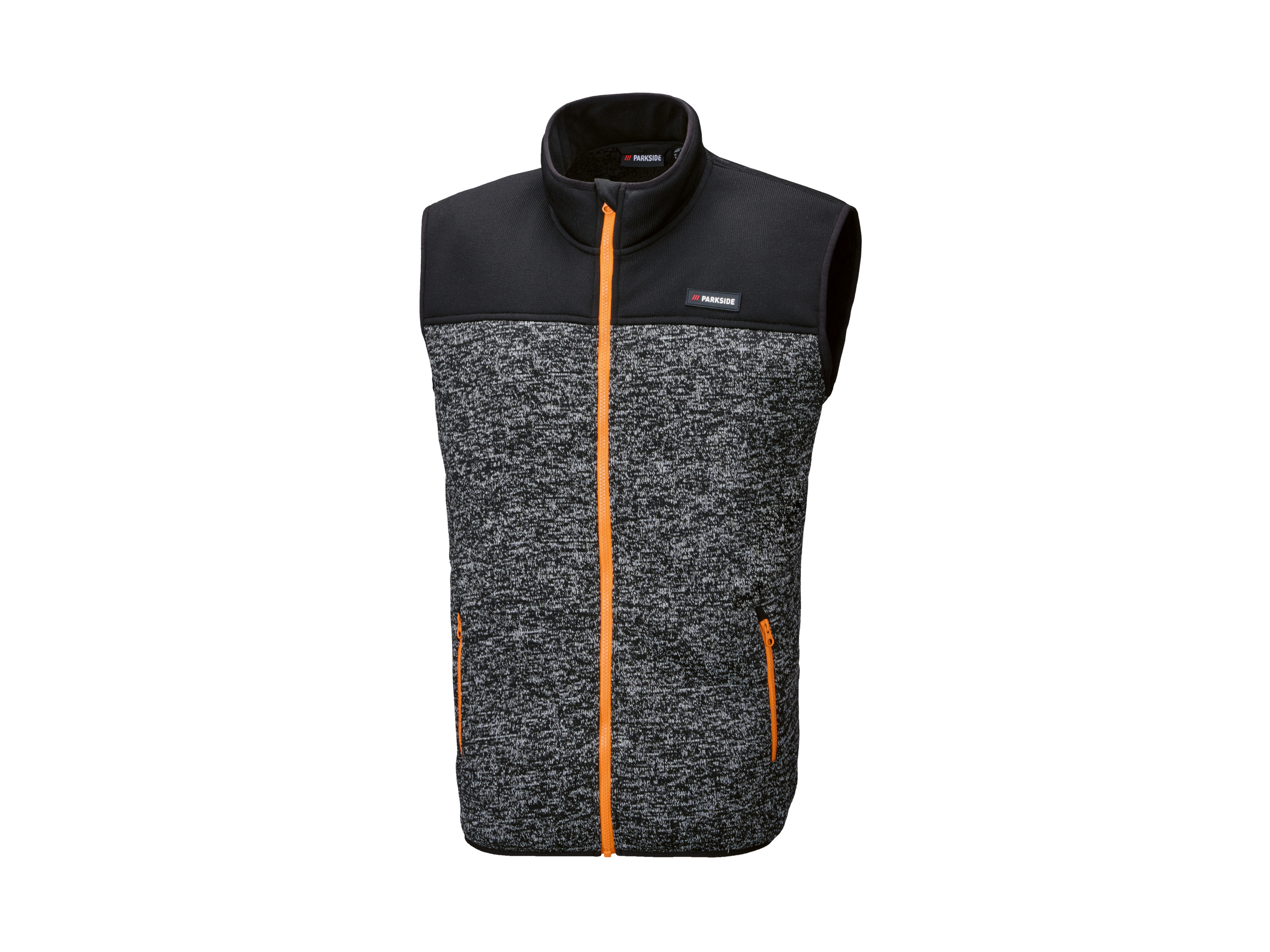PARKSIDE Heren fleece bodywarmer (Zwart, M)