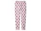 Lichtroze pyjamabroek met muizenhoofd- en sterrenpatroon.