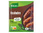 Verpakking van saus voor rouladen met natuurlijke ingrediënten, voedingswaarden en serveersuggestie.